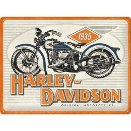 SZYLD NOSTALGIC HARLEY-DAVIDSON BORN TO RIDE EAGLE 30X40