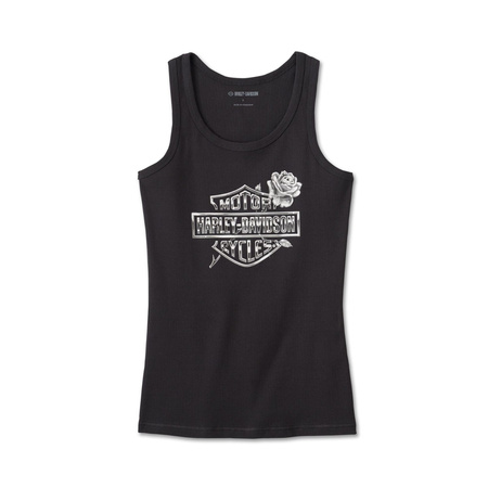 ODZIEŻ - TANK-KNIT,BLACK