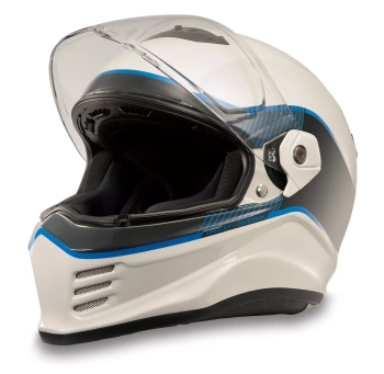 KASK - HELMET-DIVISN,FF(X15)DOT/ECE,WHT/BLK/BLU