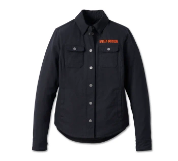 KOSZULA MOTOCYKLOWA SHIRT JACKET OPERATIVE TEXTILE BLACK