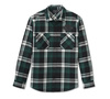 ODZIEŻ SHIRT-WOVEN,GREEN PLAID