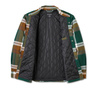 ODZIEŻ SHIRT JACKET-WOVEN,BROWN/GREEN PLAID