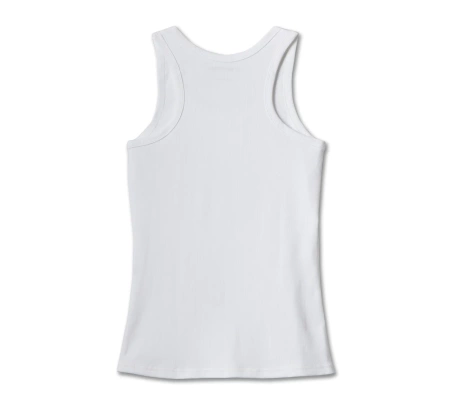 ODZIEŻ  - TANK-KNIT,WHITE