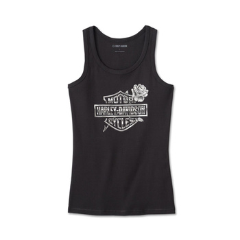 ODZIEŻ - TANK-KNIT,BLACK