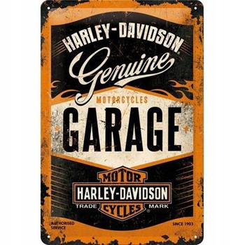 TABLICA HARLEY DAVIDSON GENUINE GARAGE 20X30