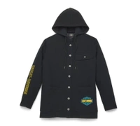 ODZIEŻ JACKET WOVEN BLACK (S)