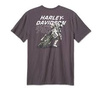 KOSZULKA - TEE-KNIT,DARK GREY - ROZMIAR S