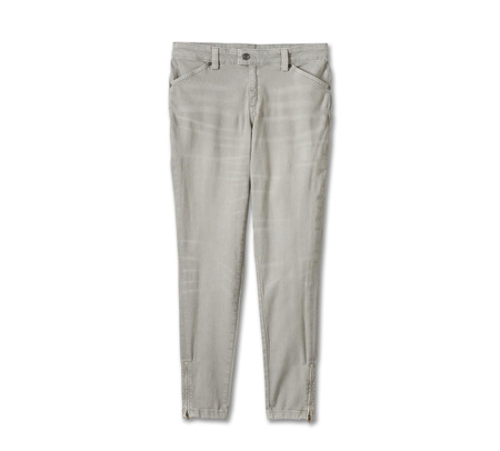 SZARE DAMSKIE JEANSY NA CODZIEŃ