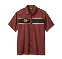 KOSZULA SHIRT 120TH WOVEN DARK RED