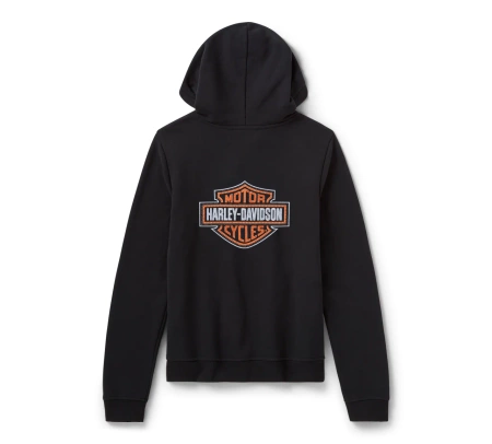 ODZIEŻ - HOODIE-KNIT,BLACK