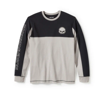 ODZIEŻ TEE-KNIT,WILLIE G,BLACK/LIGHT GREY