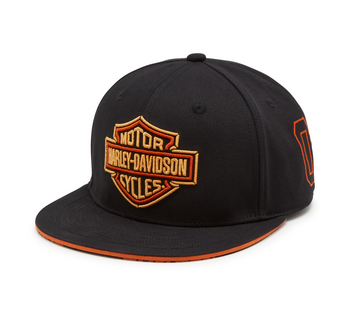 ODZIEŻ HAT-FITTED,WOVEN,BLACK