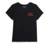 ODZIEŻ- TEE-KNIT,BLACK