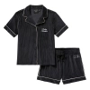 ODZIEŻ - PAJAMA SET-KNIT,BLACK