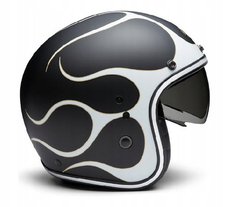 KASK- HELMET-HD,3/4(X14),ECE,MATTE BLACK