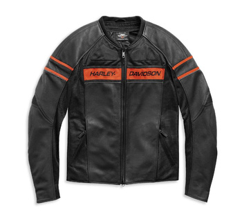 KURTKA MĘSKA H_D BRAWLER LEATHER JACKET