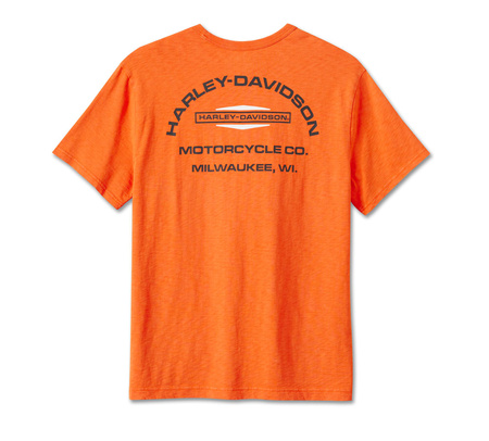 KOSZULKA TEE KNIT ORANGE