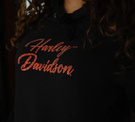 ODZIEŻ - HOODIE-KNIT,BLACK