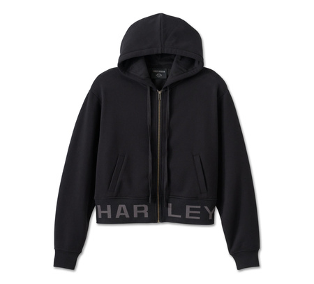 ODZIEŻ HOODIE-KNIT,BLACK