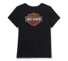 ODZIEŻ- TEE-KNIT,BLACK