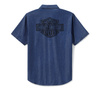 ODZIEŻ - SHIRT-WOVEN,BLUE