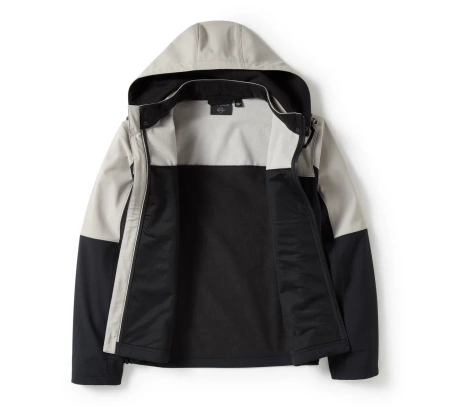 ODZIEŻ  - JACKET-KNIT,BLACK/GREY