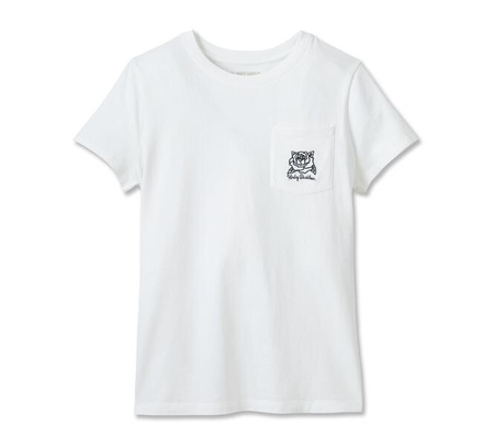 ODZIEŻ TEE-KNIT,WHITE