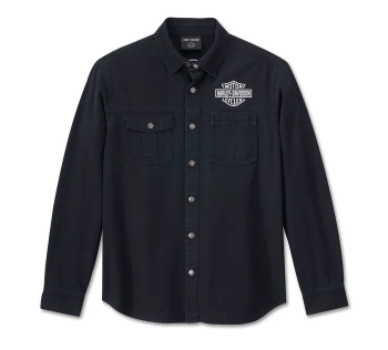 KOSZULA SHIRT WOVEN BLACK