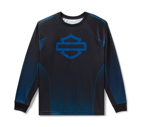 BLUZA  MOTO JERSEY-KNIT PERFORMANCE BLUE