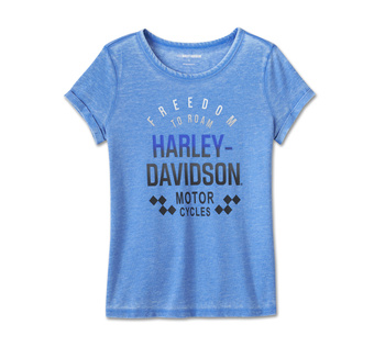 KOSZULKA TEE KNIT BLUE