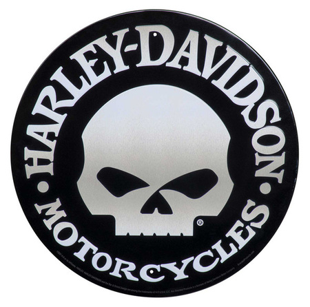 AKCESORIA - H-D Skull Tin Sign