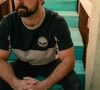 KOSZULKA - TEE-KNIT,BLACK/GREY COLORBLOCK