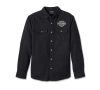 KOSZULA - SHIRT-WOVEN,BLACK