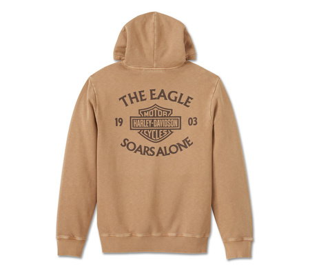 ODZIEŻ- HOODIE-KNIT,TAN