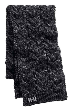 APASZKA - SCARF-KNIT,METALLIC,,BLK