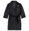 ODZIEŻ - ROBE-KNIT,BLACK