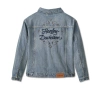 Women's Studded Out Embellished Denim Jacket-ROZMIAR XS