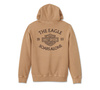 ODZIEŻ- HOODIE-KNIT,TAN