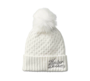 ODZIEŻ -HAT-KNIT,OFF WHITE