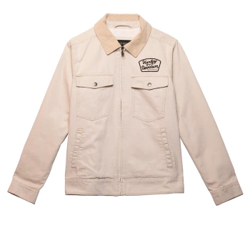 ODZIEŻ JACKET-WOVEN,TAN (S)