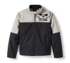 ODZIEŻ  - JACKET-KNIT,BLACK/GREY