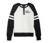 ODZIEŻ HENLEY-KNIT,BLACK COLORBLOCK (xs)