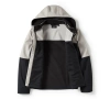 ODZIEŻ  - JACKET-KNIT,BLACK/GREY