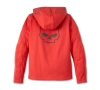 KURTKA DO JAZDY, DAMSKA  DEFLECTOR HOODED TEXTILE RED Z PROTEKTORAMI