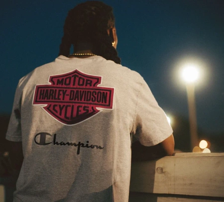 MĘSKI T- SHIRT HD X CHAMPION