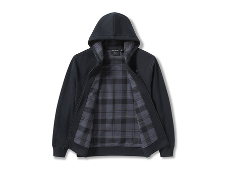 ODZIEŻ - HOODIE-KNIT,BLACK