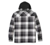 ODZIEŻ SHIRT JACKET-WOVEN,BLACK PLAID