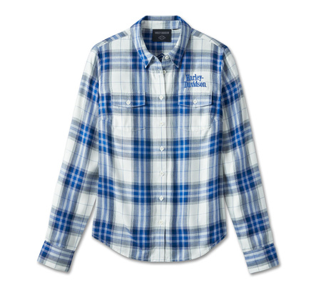 KOSZULA SHIRT WOVEN OFF WHITE PLAID