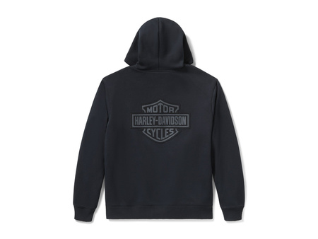 ODZIEŻ - HOODIE-KNIT,BLACK