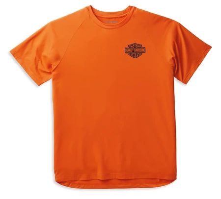 KOSZULKA TEE-KNIT,ORANGE (L)